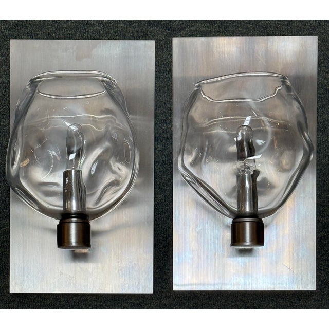 Design Plus Gallery presents a pair of Infinity Sconces by John Pomp Studios. Each sconce has a clear, handblown glass...