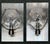 Design Plus Gallery presents a pair of Infinity Sconces by John Pomp Studios. Each sconce has a clear, handblown glass...