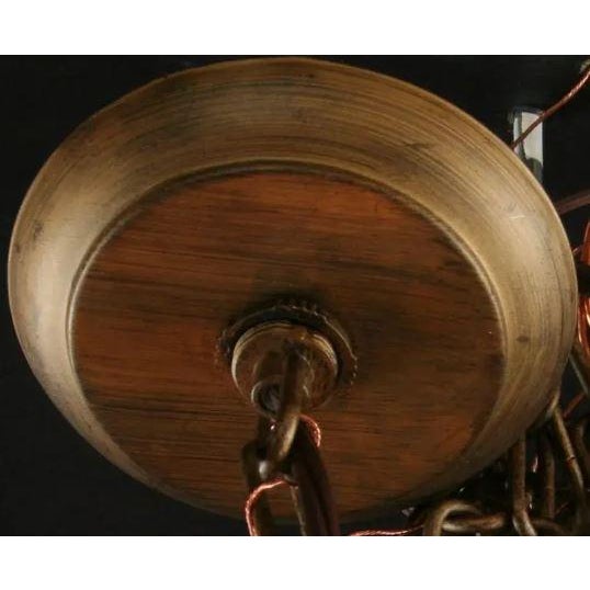 Metal Reselling Large Early 21st Century Sailing Ship Crystal Chandelier 4 Lights For Sale - Image 7 of 9