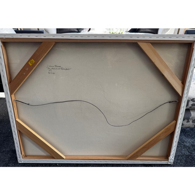 2010s Clara Blalock “The Marsh at Rockport” – Oil on Canvas – Signed & Documented Provenance For Sale - Image 5 of 6