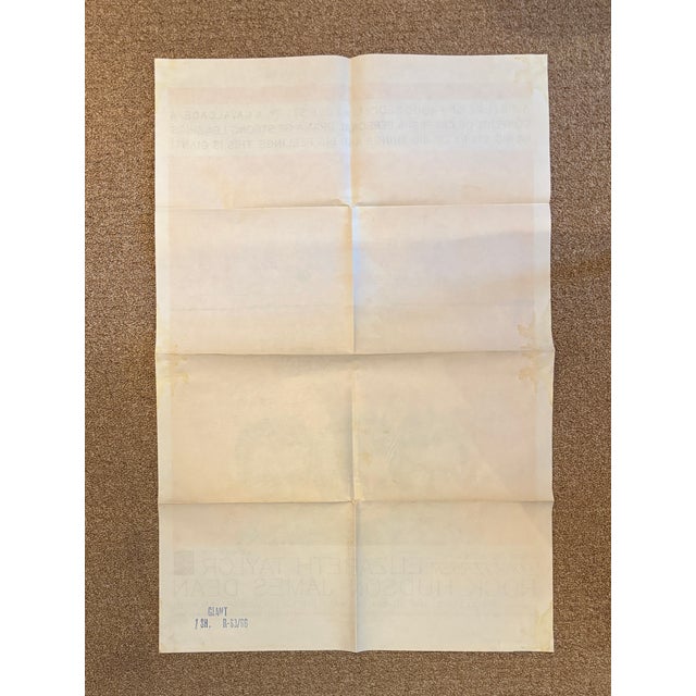 "Giant' Movie Poster 1963 and 1st Edition Book 1952 by Edna Ferber For Sale - Image 13 of 18