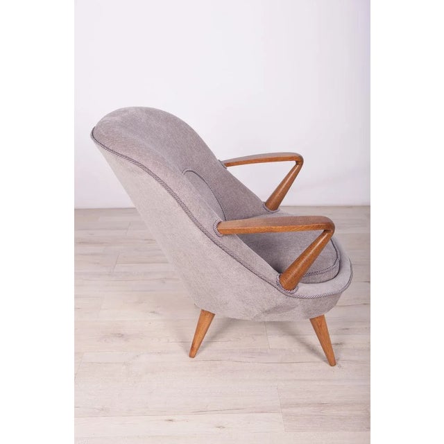 Set of Model 345 Armchairs by J. Jędrychowicz & K. Racinowski for Poznan Furniture Factory, 1950s For Sale - Image 11 of 18