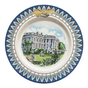 Tiffany & Co. Whitehouse Bicentennial Plate Made in Portugal, 1992