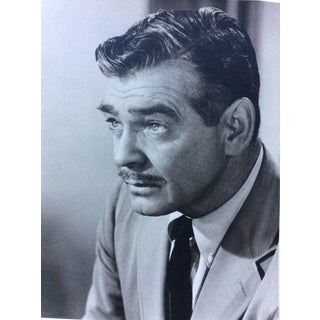 Original 40's Clark Gable Photo Stamped Bud Fracker 11x14 For Sale