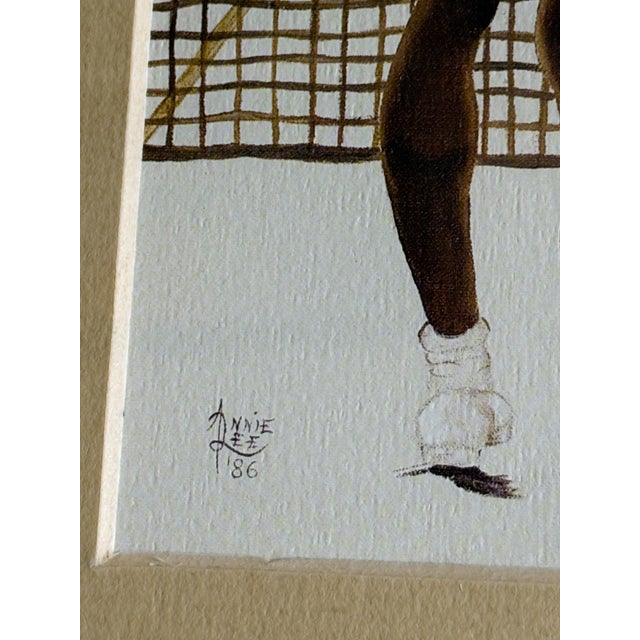 Annie Lee “Second Set” Tennis Print Wall Art, 1986 For Sale In New York - Image 6 of 7