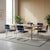 Blue Lowenstein Chrome Wood Cesca Dining Chairs - Set of 6 For Sale - Image 8 of 8