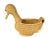 Unique mid 20th century handmade woven duck bird basket with stunning design and details is perfect for any décor as a...