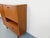 Vintage Scandinavian Modernist Style Teak and Black Metal Bookcase with Secretary, 1950s-1960s For Sale - Image 3 of 18