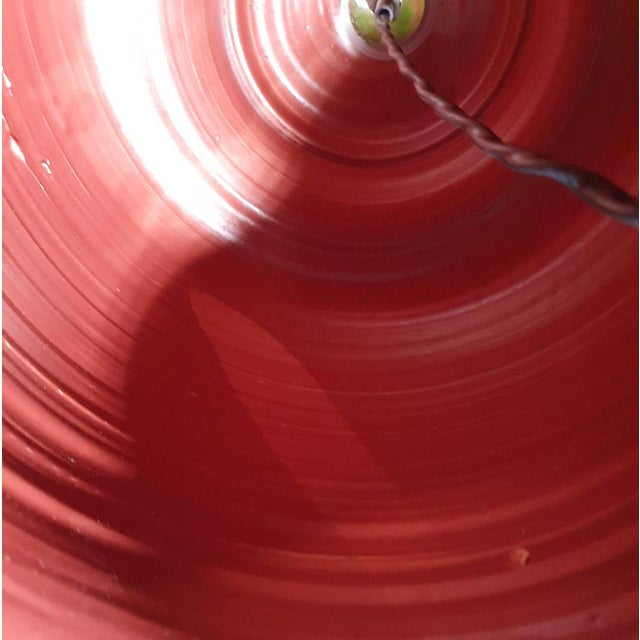 French Hand-Turned Glazed Ceramic Vase Table Lamps, Set of 2 For Sale - Image 13 of 16