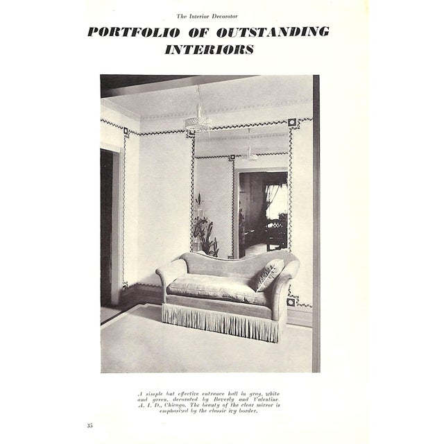 Traditional Interior Decorator January 1938 For Sale - Image 3 of 11