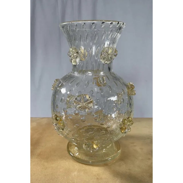 1940s Vase in Murano Glass by Ercole Barovier for Barovier & Toso For Sale - Image 5 of 5