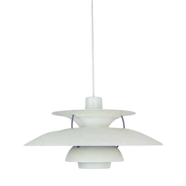 Vintage Danish Pendant Lamp Ph 5 by Poul Henningsen for Louis Poulsen, 1960s For Sale
