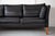 Wood Danish Black Leather Sofa, 1960s For Sale - Image 7 of 7