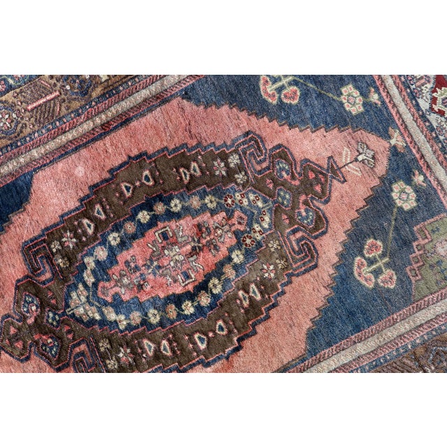 1970s, Handmade Vintage Turkish Anatolian Rug 3.7' X 5.6' (113cm X 173cm), 1970s For Sale - Image 9 of 11