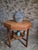 Antique Art Deco Amsterdam School Oak Side Table, 1935 For Sale - Image 14 of 17