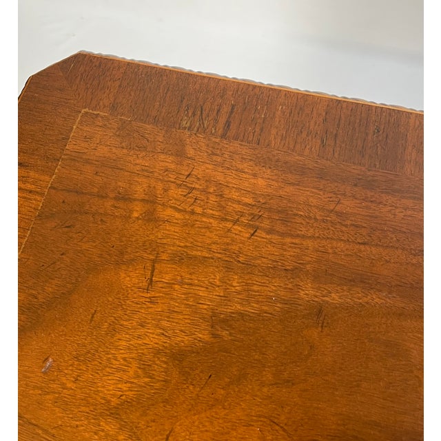 Late 20th Century Baker Furniture Chippendale Style Walnut Writing Desk For Sale - Image 13 of 18