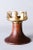 Small Teak Candle Holder, 1960s For Sale - Image 6 of 6
