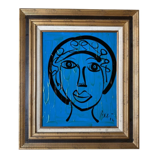 Original Peter Keil Painting, Dated 1972 For Sale