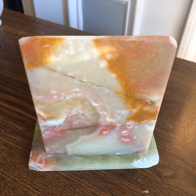 1940s Marble Desk Accessory Holder For Sale - Image 4 of 6