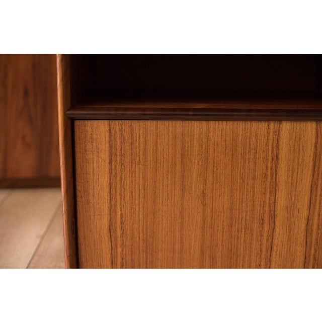 Vintage Pair of Rosewood Danish Modern Bedside Table Nightstands For Sale - Image 14 of 18