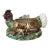 Circa 1890 Large Majolica Hen Jardinière Luneville For Sale