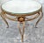 Gold Vintage Italian Mid-Century Modern Gilt Metal & Mirror Top Round Coffee Table For Sale - Image 8 of 11