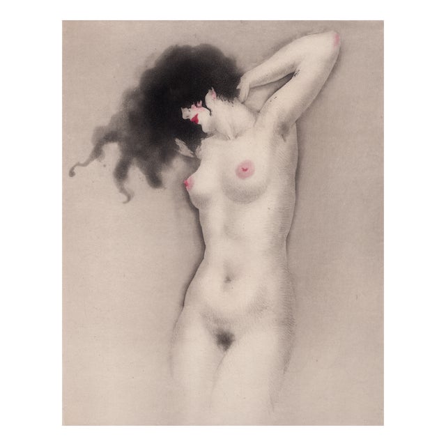 Louis Icart, Very Large Areola from The Life of Breasts, Nude, Original Etching & Aquatint, 1945 For Sale