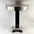 1920s Art Deco Round Mirrored Bar Table in Black Painted Wood, 1930s For Sale - Image 5 of 18