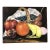 Contemporary Impressionist Still Life Painting With Fruit & Basket Signed For Sale