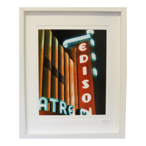 Architectural Travel Photography, Old Florida, Neon Urban, Framed by C,. Damien Fox
