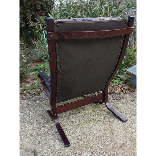 Vintage Siësta Lounge Chair by Ingmar Relling for Westnofa with Joan Miro Upholstery, 1970s For Sale - Image 15 of 17