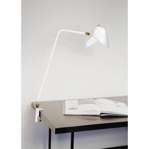 Table lamp model 'two swivels agrafée table lamp' designed by serge mouille in 1957. Manufactured by editions serge...