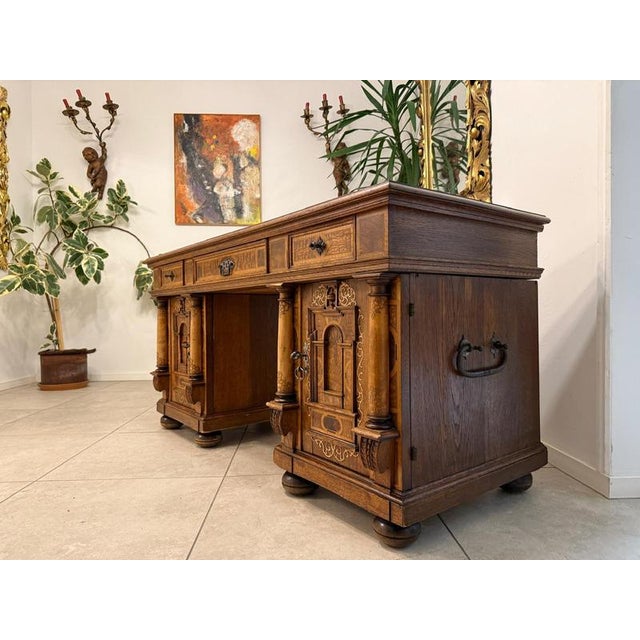 Late Renaissance Secretary in Pine For Sale - Image 3 of 18
