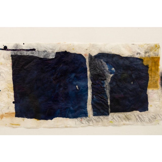Late 20th Century Rosi Marx Untitled Signed Original Mixed-Media Collage on Paper Contemporary For Sale - Image 5 of 7