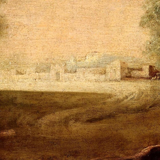 Northern Italian School, Landscape Paintings, 18th Century, Oil on Canvas For Sale - Image 13 of 16