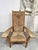 Vintage Rush and Wicker High Back Lounge Chair by Willi Ohler, 1920s For Sale - Image 4 of 7