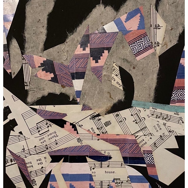 John Rozelle (American, 1944-) Grant Series II #5, Collage, 1988 Hand signed, dated and titled in pencil Provenance:...