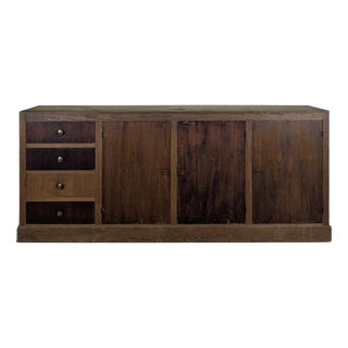 Vintage Industrial Style Sideboard in Wood For Sale