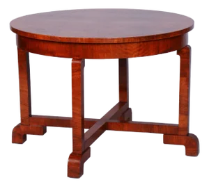 Art Deco Table in Walnut attributed to Halabala for Up Závody, Czech, 1920s
