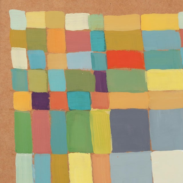 Marc Cavell, Gouache on Paper, 1960s, Gouache For Sale - Image 3 of 4