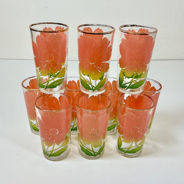 This set of 8 glasses is from the Federal Glass Company out of Columbus, OH. federal started in 1900 and closed production...