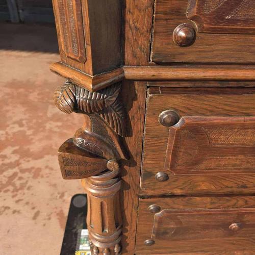 Antique Chest of Drawers with Four Drawers For Sale - Image 3 of 18