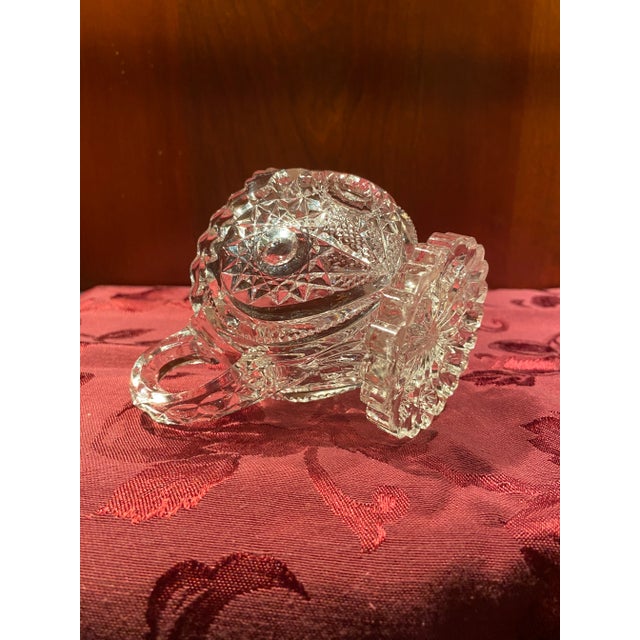 Stunning! American Brilliant Period (Abp) 1800’s-Early 1900’s Rare Cut Glass Antique Creamer / Multi Purpose Piece. With Sparkling, Intricate Details For Sale In Providence - Image 6 of 12