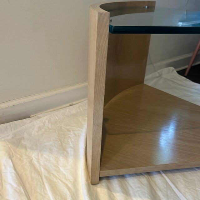 Postmodern Vintage Postmodern Century Side Table 1970s Attributed to Jay Spectre For Sale - Image 3 of 7