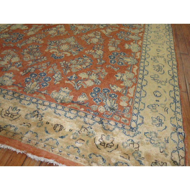 Zabihi Collection Vintage Persian Sarouk Rug - 5'3" x 8' For Sale - Image 4 of 6