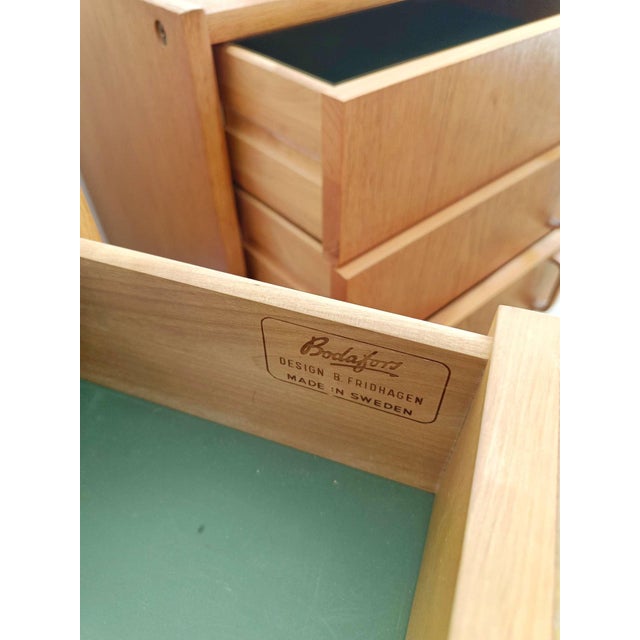 Vintage Swedish Chests of Drawers by Bertil Fridhagen for Bodafors, 1960s, Set of 2, in Restored conditions. Designed 1950...