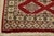 Red Bokhara Jaldar Rug 2’7” X 4’3” Red Wool Tribal Hand-Knotted Oriental Carpet For Sale - Image 8 of 11