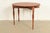 Baker Furniture Style Antique Federal Flame Mahogany Flip Top Demilune Console Game Table, Circa 1920s For Sale - Image 12 of 14