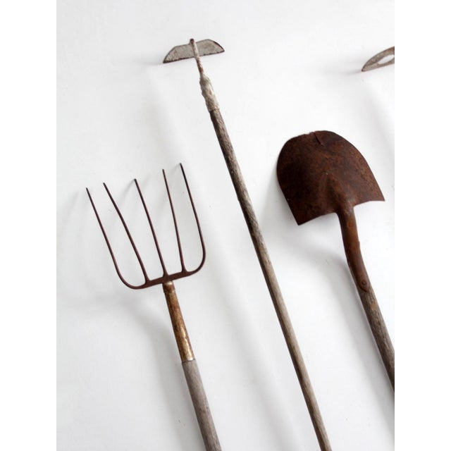 Early 20th Century Primitive Garden Tool Collection For Sale - Image 13 of 16