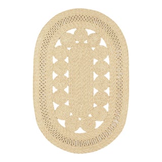 Dash & Albert by Annie Selke Reef Natural Indoor/Outdoor Oval Rug, 7' 6" x 9' 6"